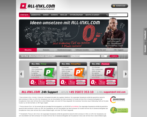 all-inkl.com besuchen