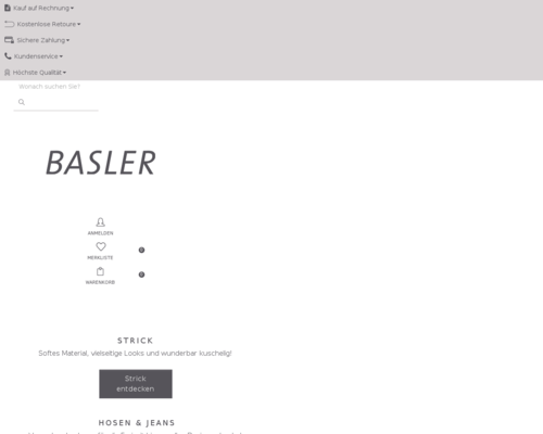 basler-fashion.de screenshot