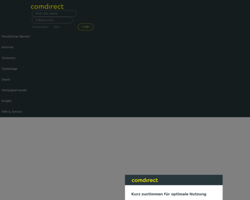 comdirect.de besuchen