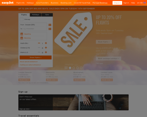 easyjet.com besuchen