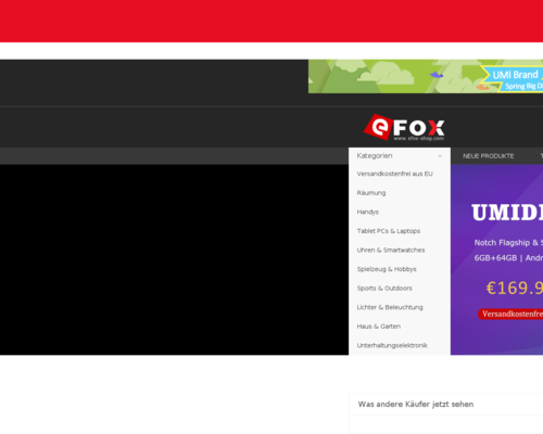 efox-shop.com screenshot