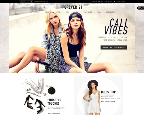 forever21.com besuchen