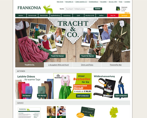 frankonia.de besuchen