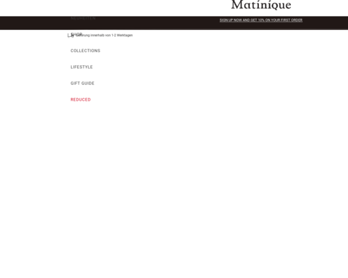 matinique.com screenshot
