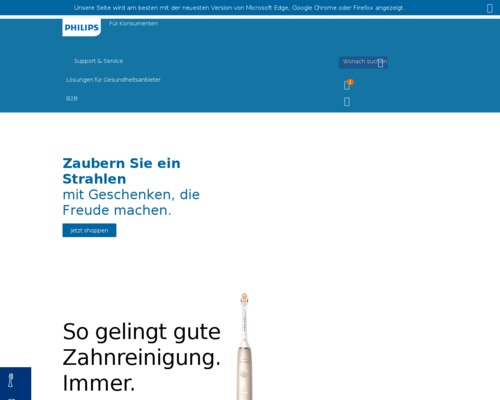 shop.philips.de besuchen