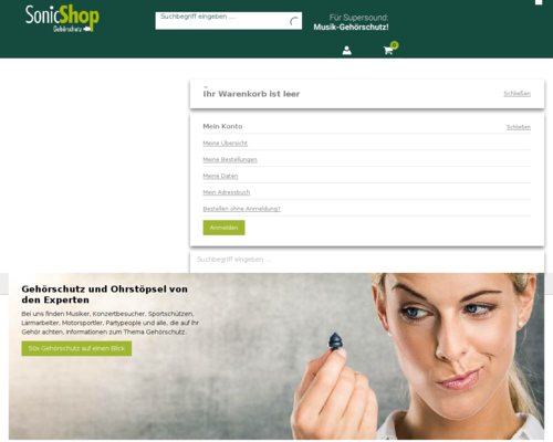 sonicshop.de besuchen