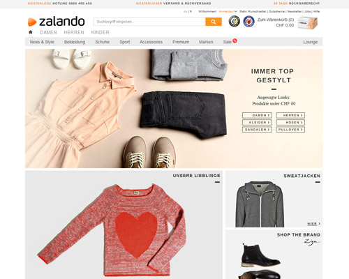 zalando.ch besuchen