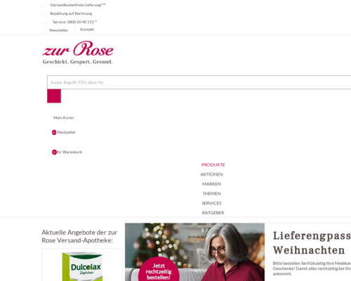 zurrose.de besuchen