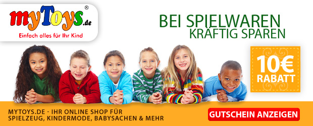 myToys Gutschein: 10€ Rabatt auf alles