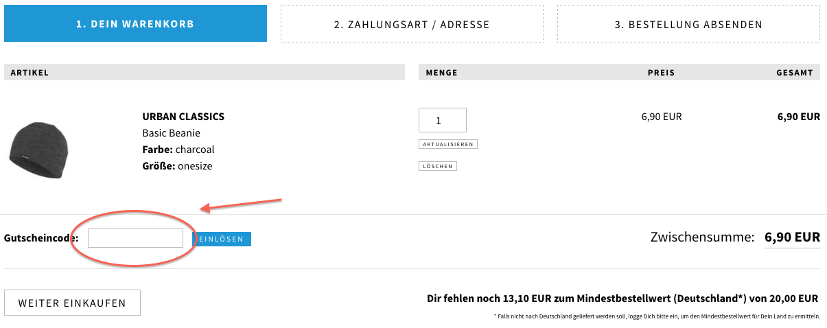 Burner Gutschein einlösen und bares Geld sparen